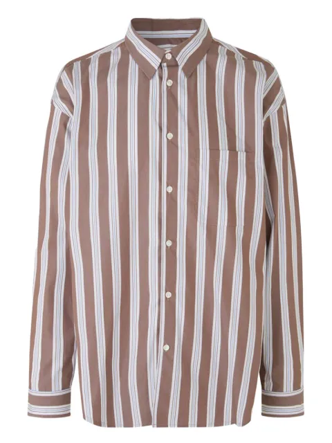 SAMSOE SAMSOE striped cotton shirt