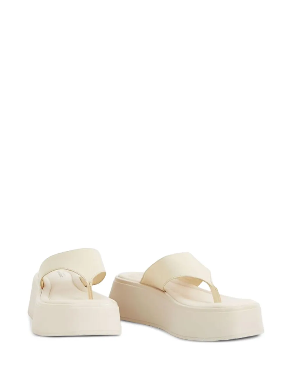 Vagabond Courtney Platform Thong Flip-flops In Neutral