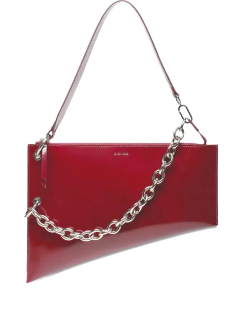 Dienèe small chain-embellished leather shoulder bag
