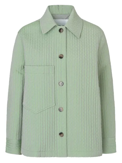 SAMSOE SAMSOE quilted-texture patch-pocket jacket