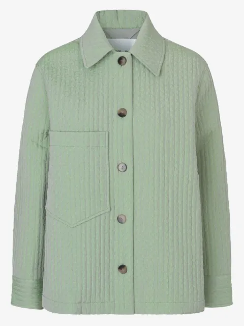 SAMSOE SAMSOE quilted-texture patch-pocket jacket