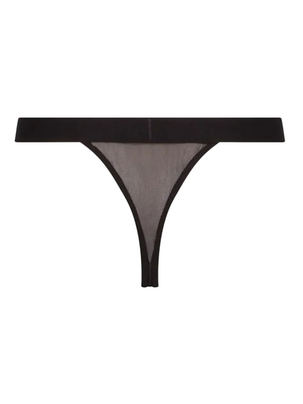 Undress Code Daydreaming velvet-panelled thong | Image 2