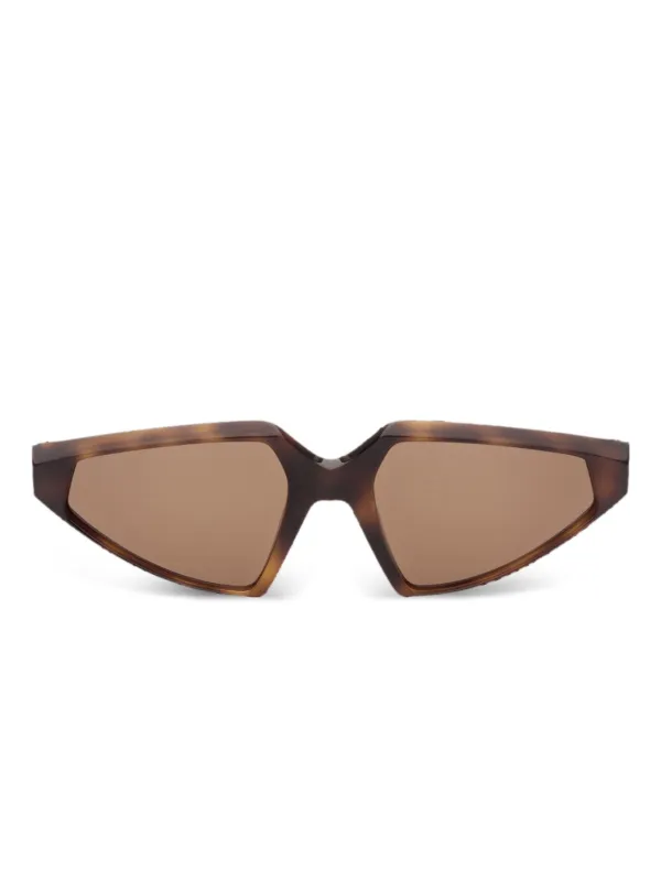 Sportmax Geometric-frames Sunglasses in Brown