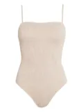 Faithfull the Brand Minnelli textured swimsuit - Neutrals