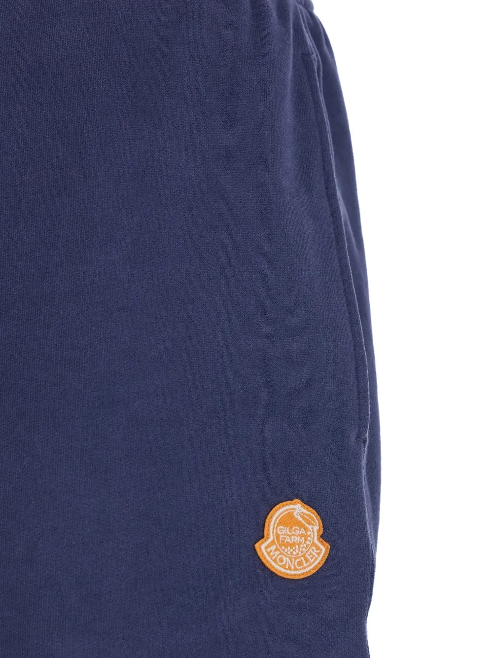Moncler X Gilga Farm By Donald Glover Drawstring Patch-pocket Shorts In Blue