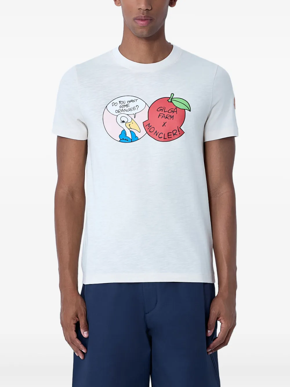 Moncler playera con motivo estampado | blanco | Image 1