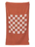 Sunnylife checkerboard towel - Orange