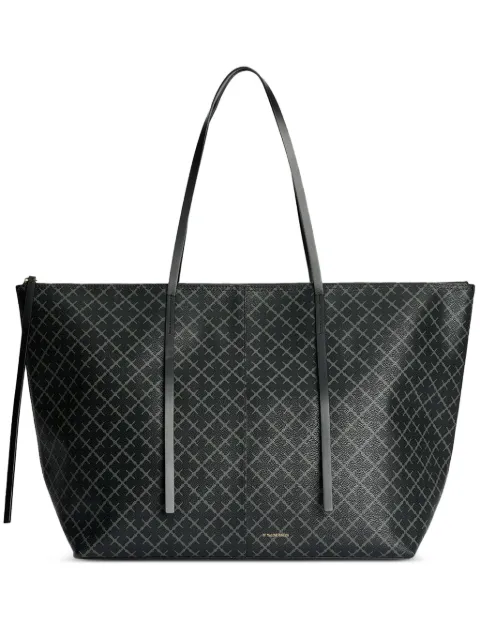By Malene Birger Luze monogram zip tote bag