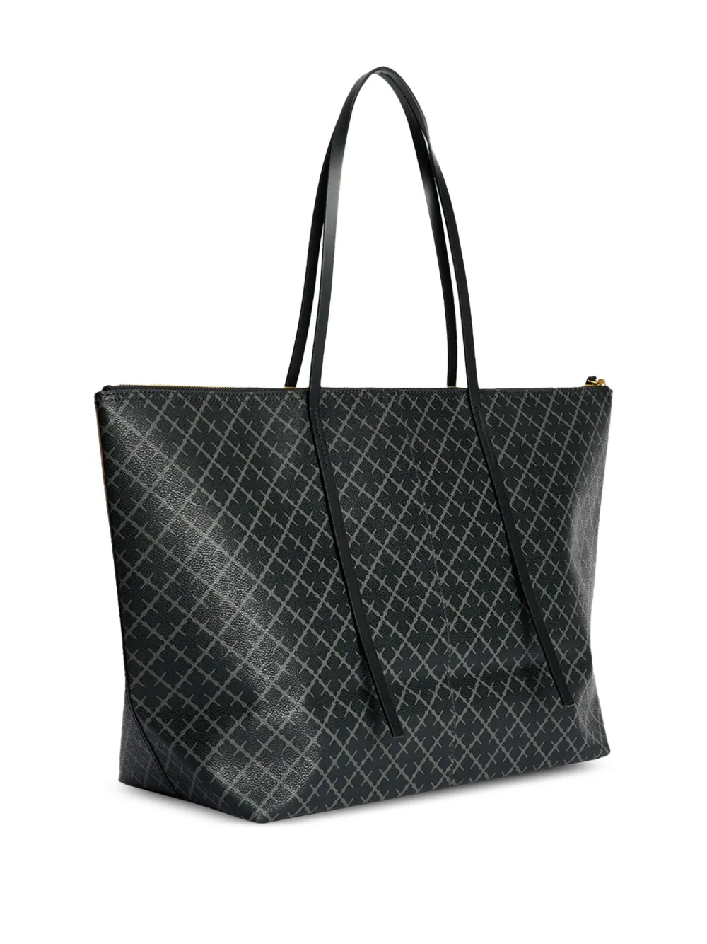 By Malene Birger Luze shopper met monogram Zwart