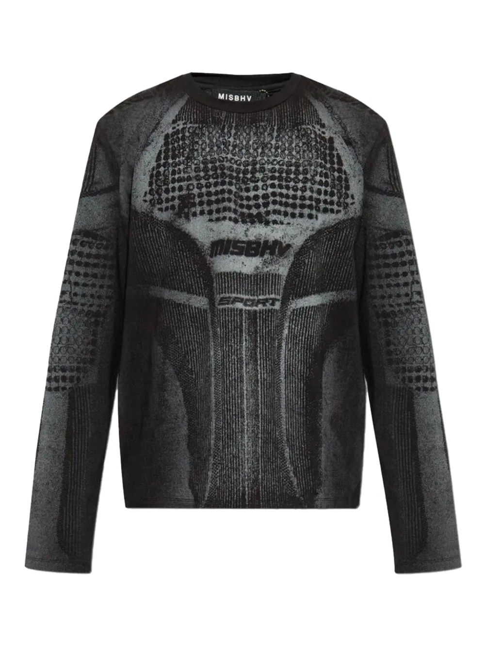 MISBHV Active long-sleeve T-shirt Zwart