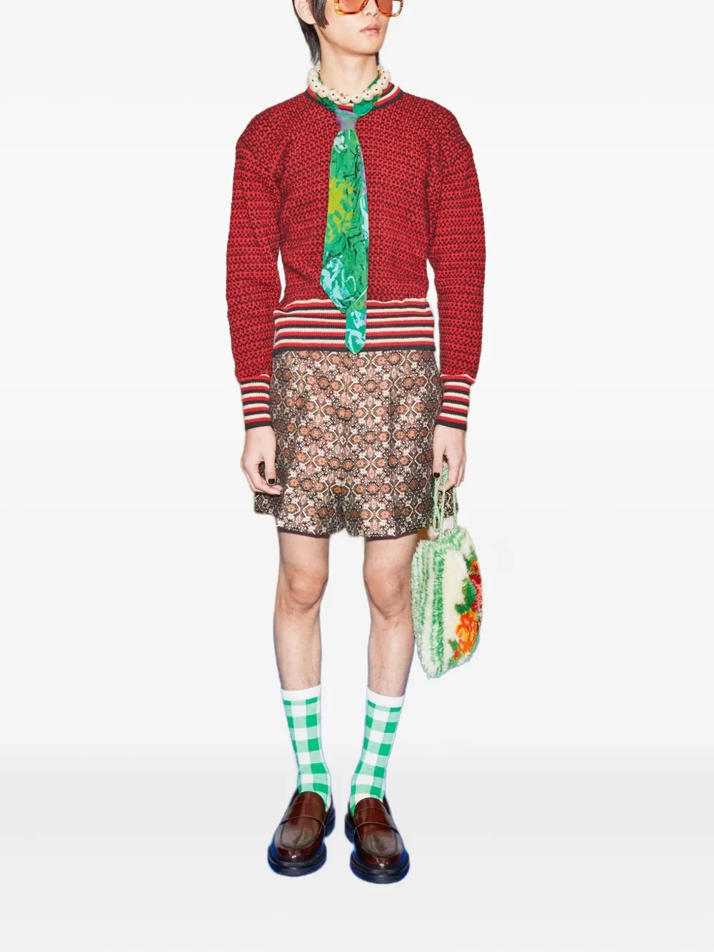 SOCKSSS Pebble Beach gingham-check socks | Women | Image 2