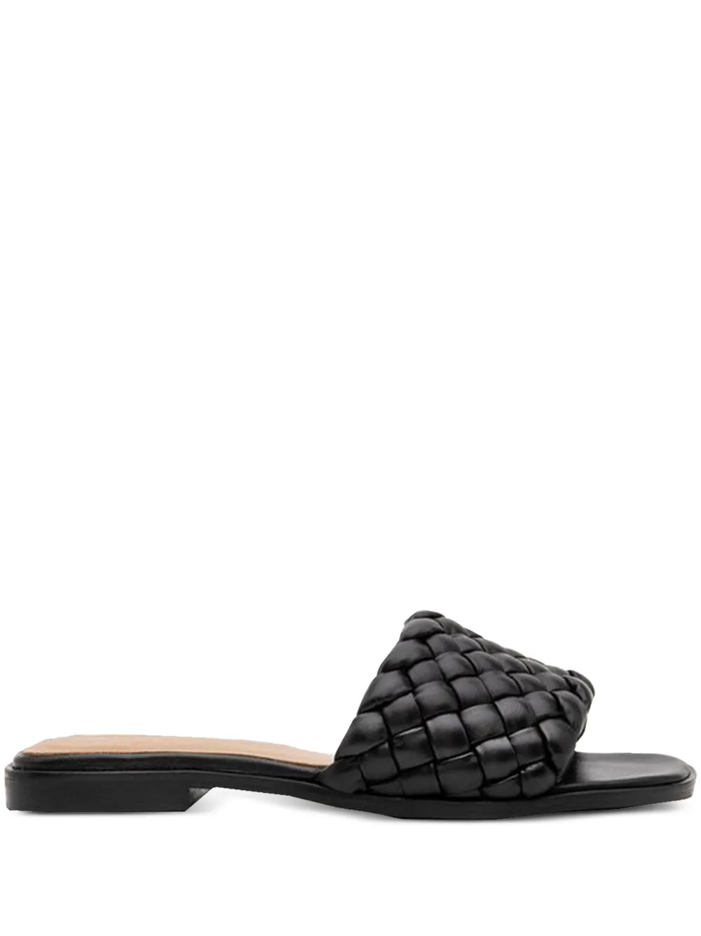 Minou woven-leather flat sandals