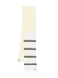 Gucci Pre-Owned stripe wool scarf - Yellow