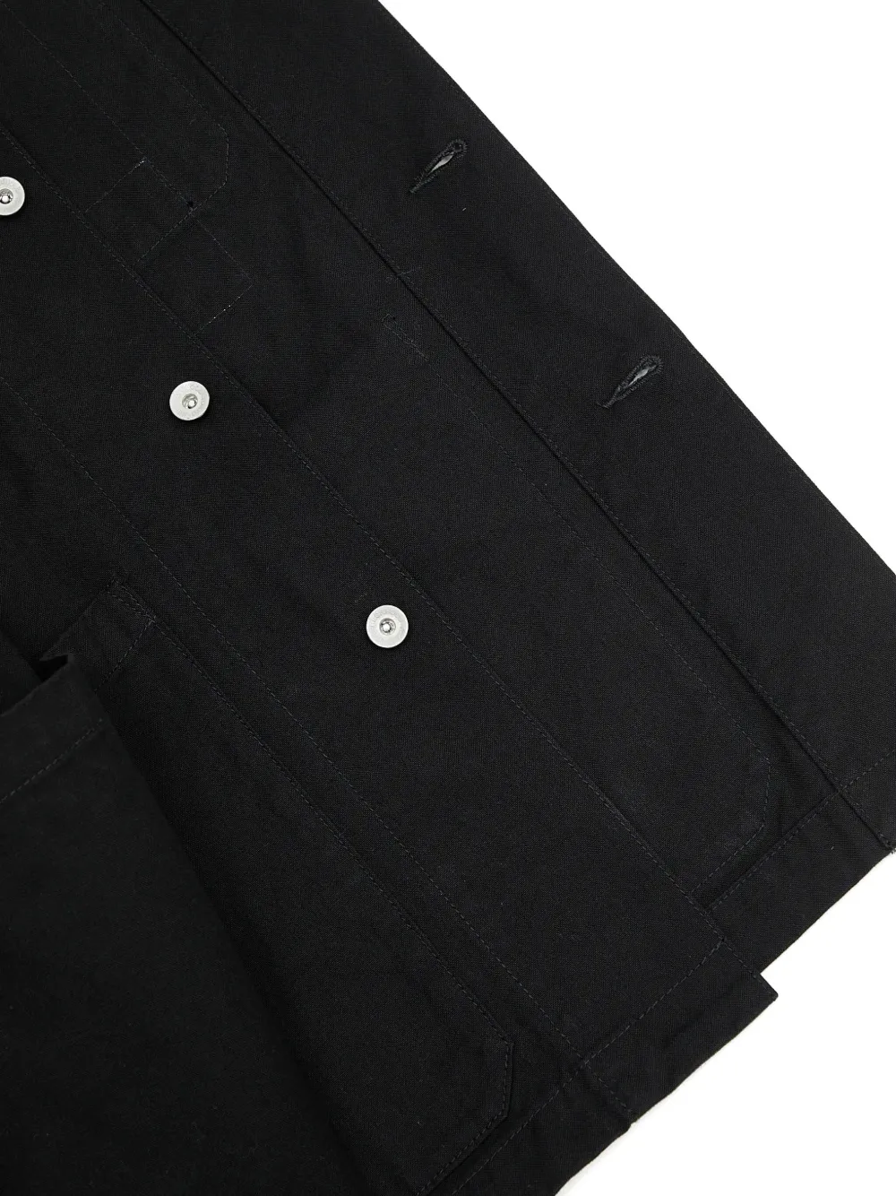 Neighborhood Shirtjack met opgestikte zak Zwart