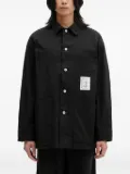 Neighborhood patch-pocket shirt jacket - Black