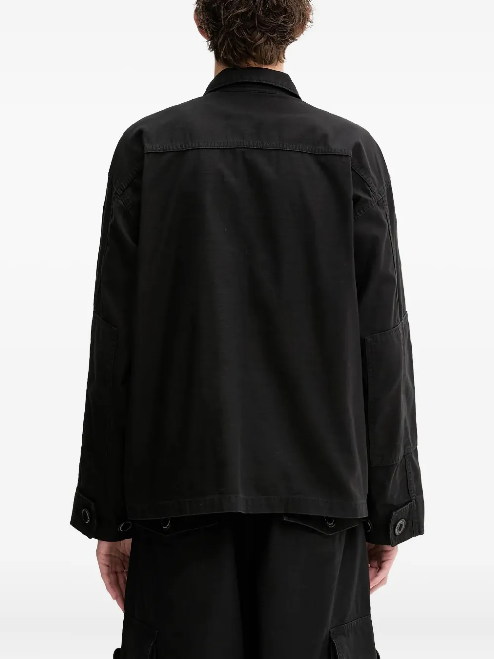 Neighborhood Shirtjack met meerdere zakken Zwart