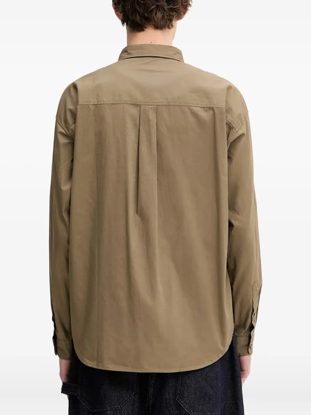 Neighborhood Overhemd met zakdetail Bruin