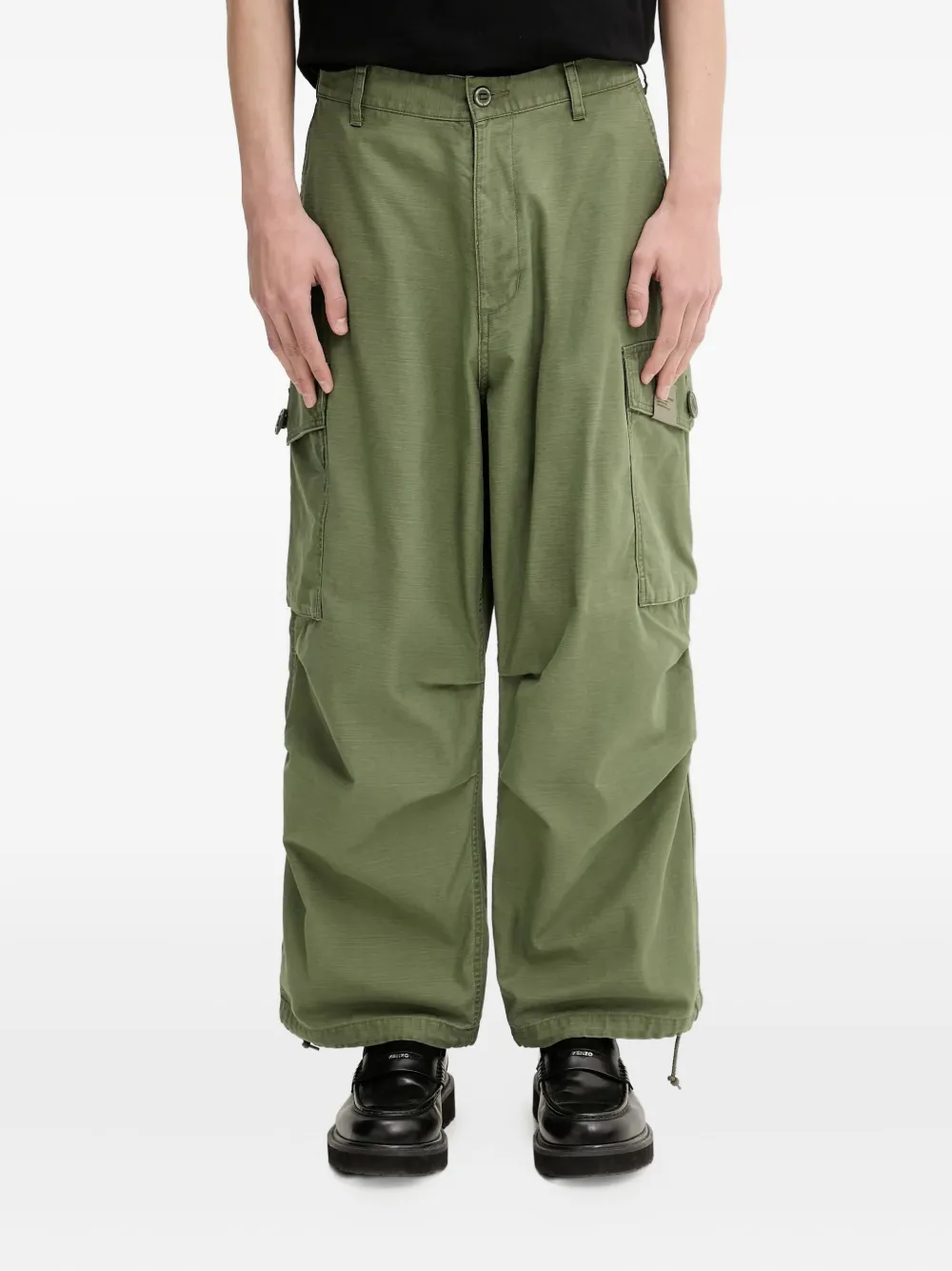 Neighborhood Broek met cargo zak Groen