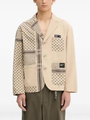 AMIRI フローラル スパンコール ジャケット | ニュートラル | FARFETCH JP