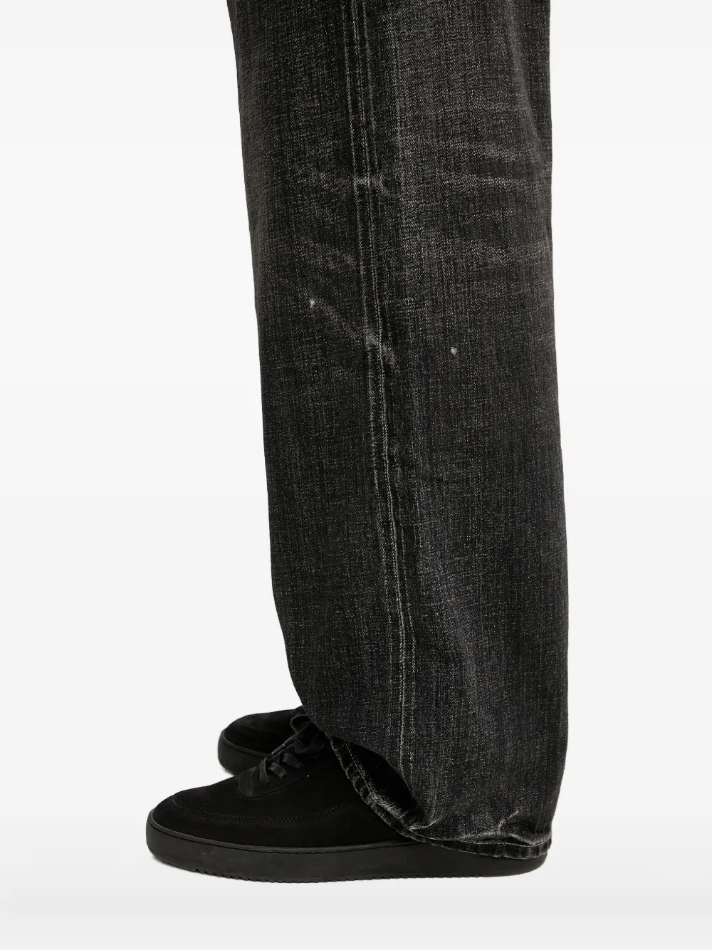 Neighborhood Jeans met vervaagd effect Zwart