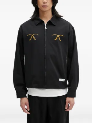 Neighborhood Embroidered Bomber Jacket | Blue | FARFETCH