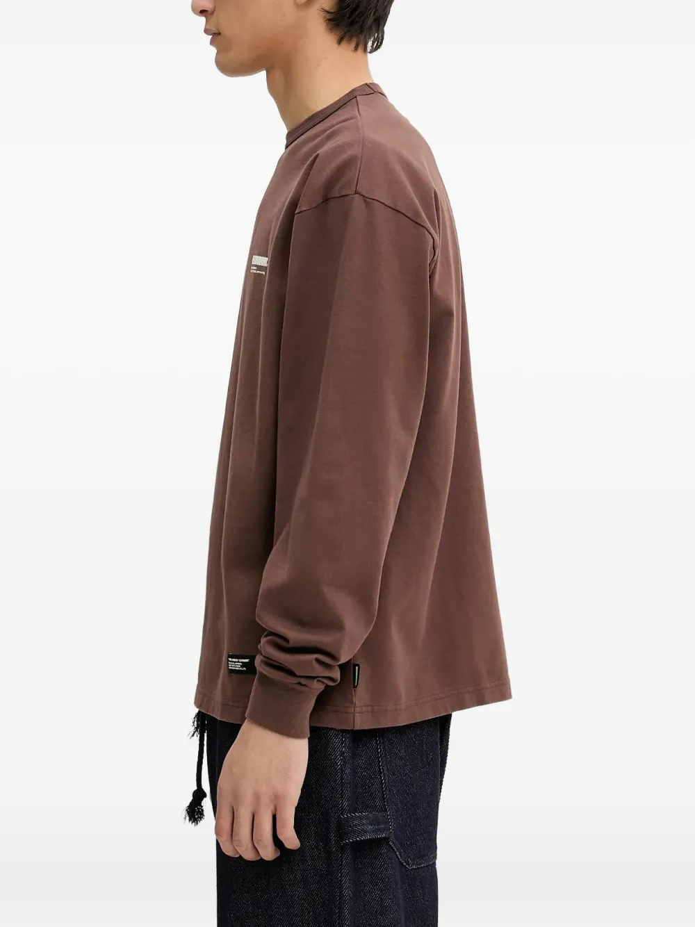 Neighborhood Sweater met logoprint Bruin