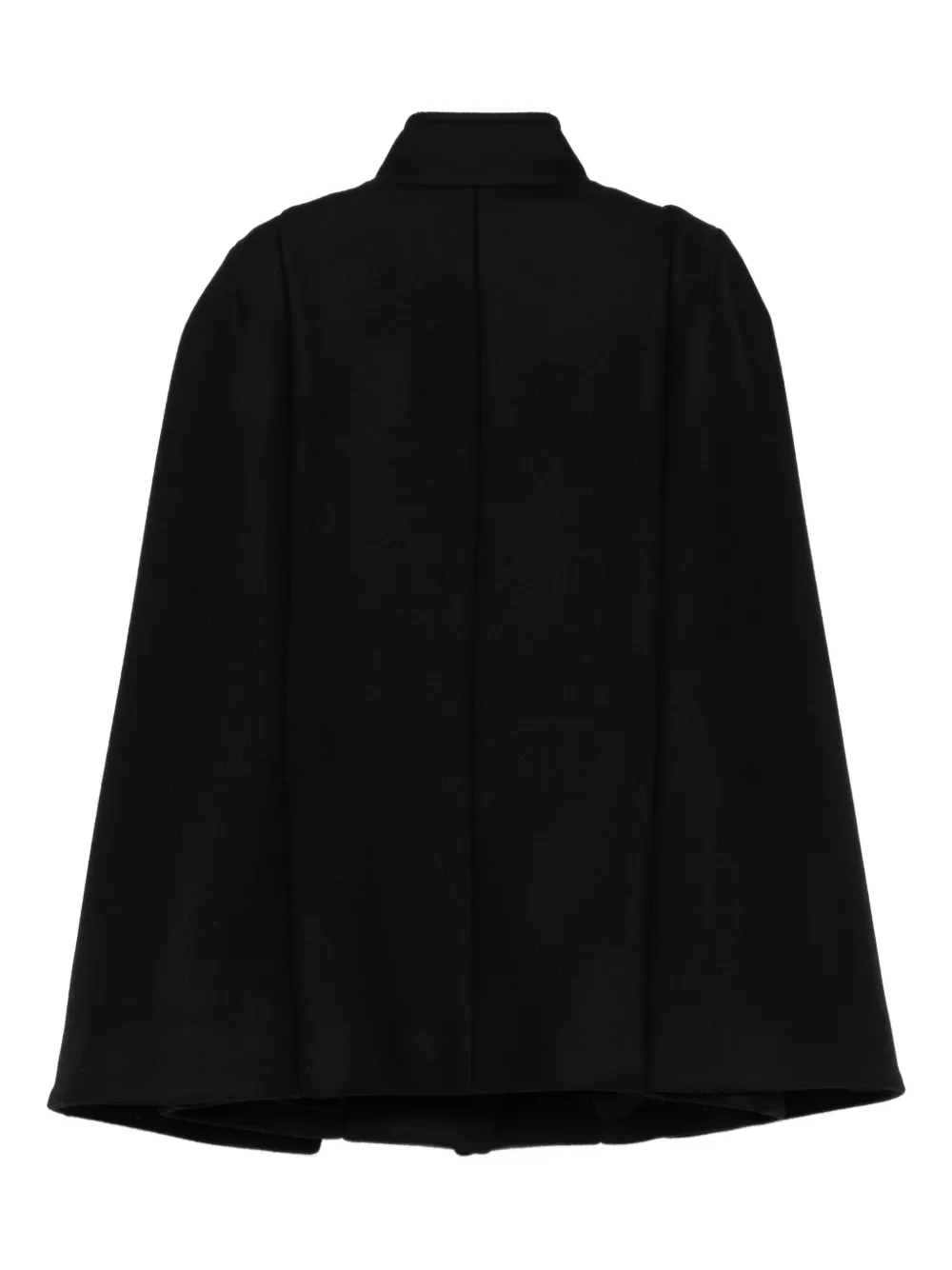 Balmain Kids wool-blend cape coat Zwart