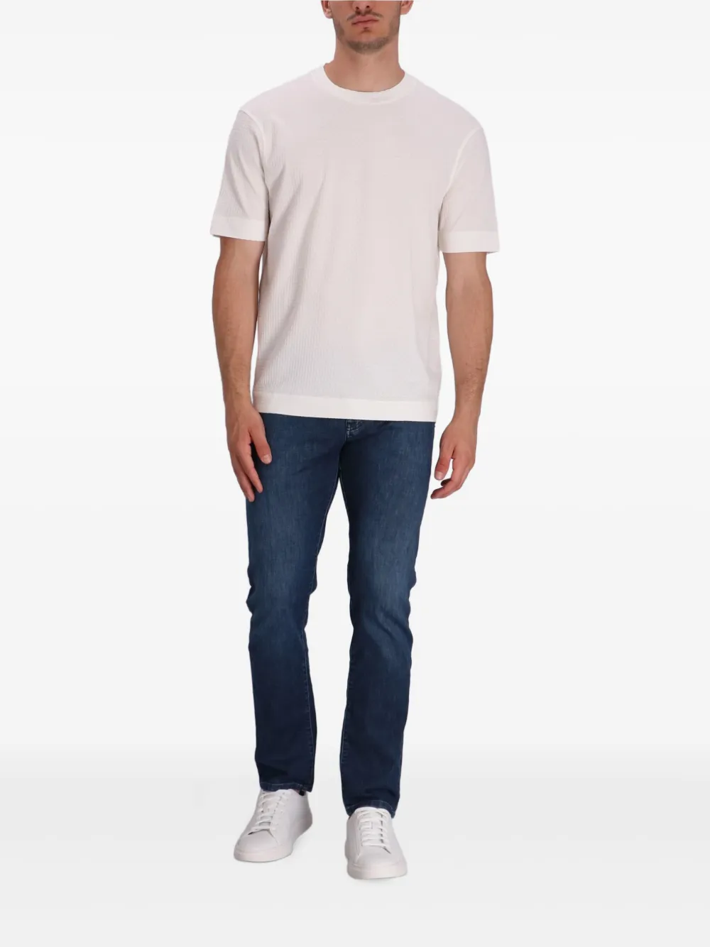 Emporio Armani crew-neck cotton T-shirt | T-Shirts | Image 2