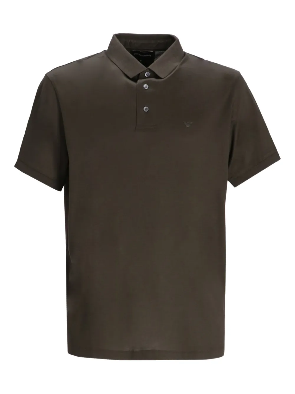 Emporio Armani eagle-logo polo shirt Bruin