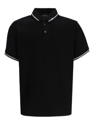 Armani Exchange ハーフジップ ポロシャツ | ブラック | FARFETCH JP