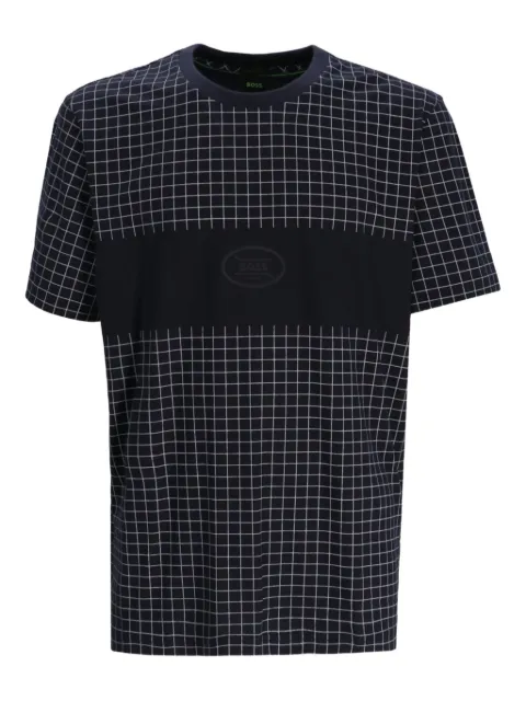 BOSS chemise à motif grille