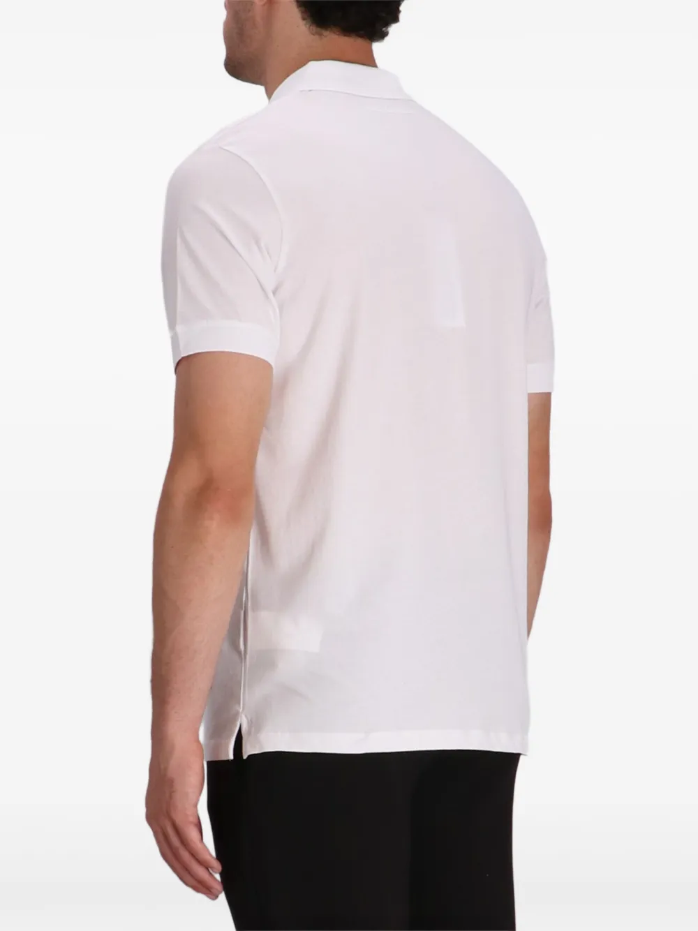 Karl Lagerfeld Poloshirt verfraaid met logo Wit