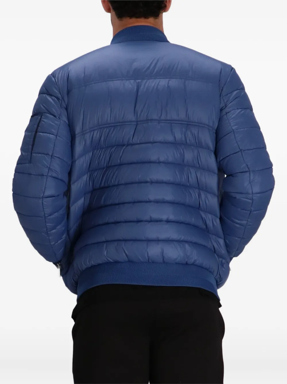 Karl Lagerfeld Gewatteerd bomberjack Blauw