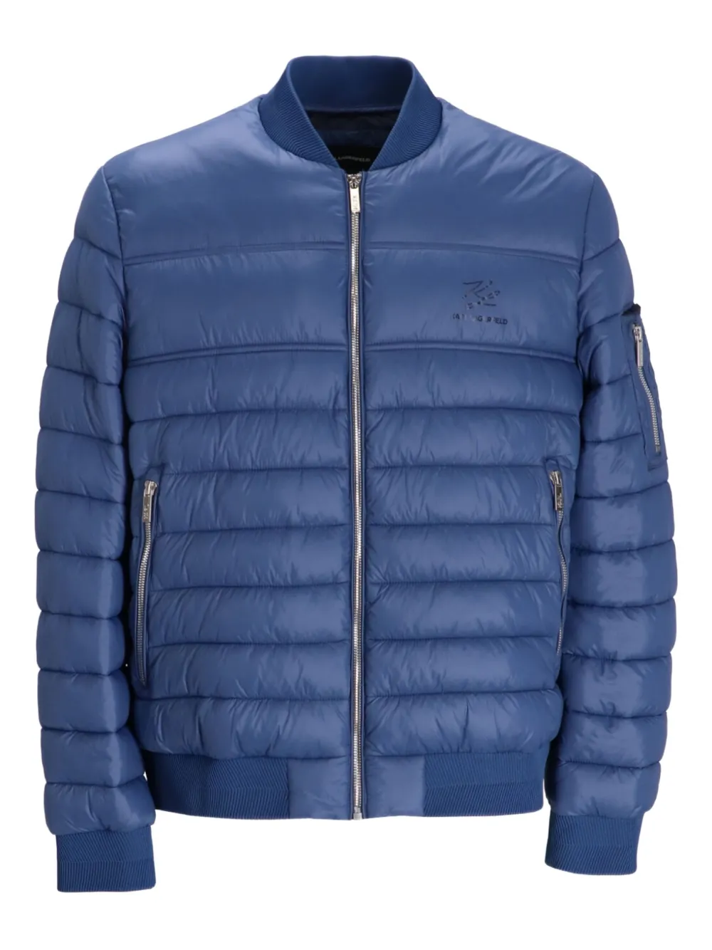 Karl Lagerfeld Gewatteerd bomberjack Blauw