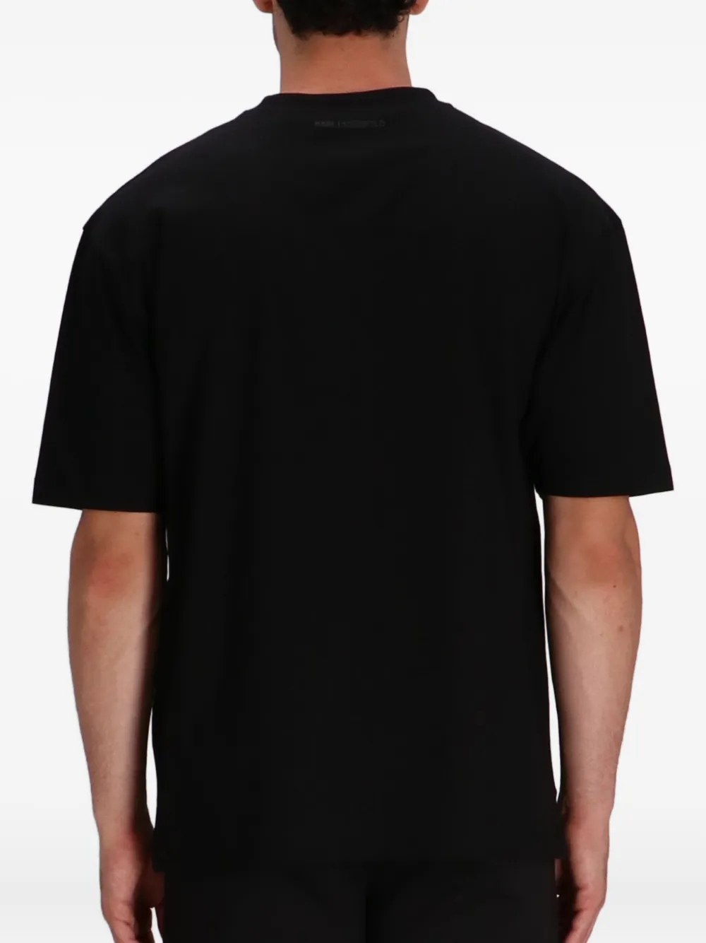 Karl Lagerfeld T-shirt met borduurwerk Zwart