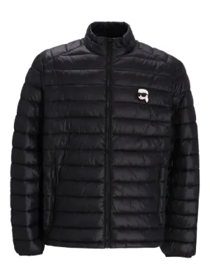 関税送料無料【KARL LAGERFELD】パファージャケット ダウン Karl Lagerfeld Paris Men's Smoke-Print Faux Fur Lined Puffer