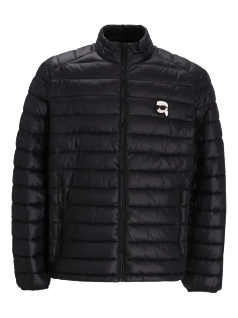 Karl Lagerfeld quilted logo jacket