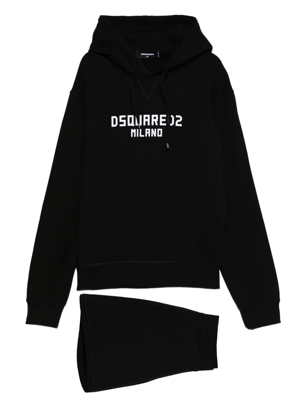 DSQUARED2 logo-print cotton tracksuit | Black | Image 1