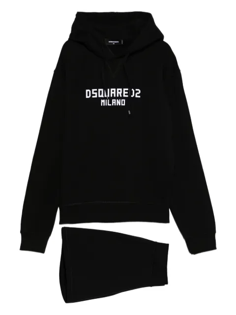 DSQUARED2 logo-print cotton tracksuit
