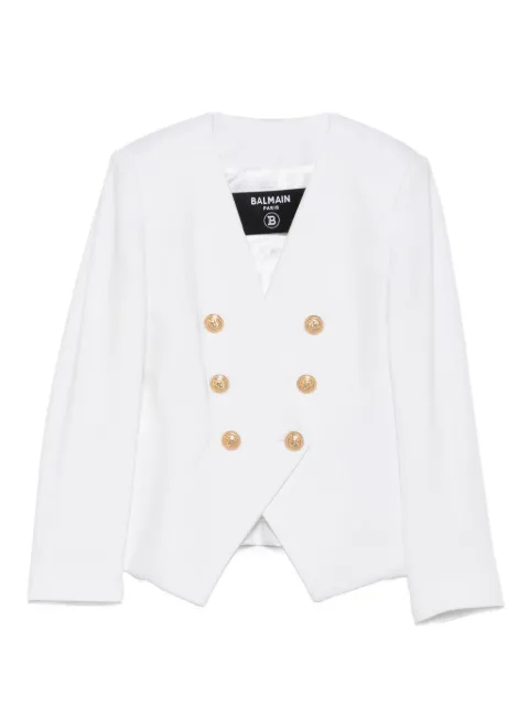 Balmain Kids جاكيت بصفي وبأزرار ذهبية