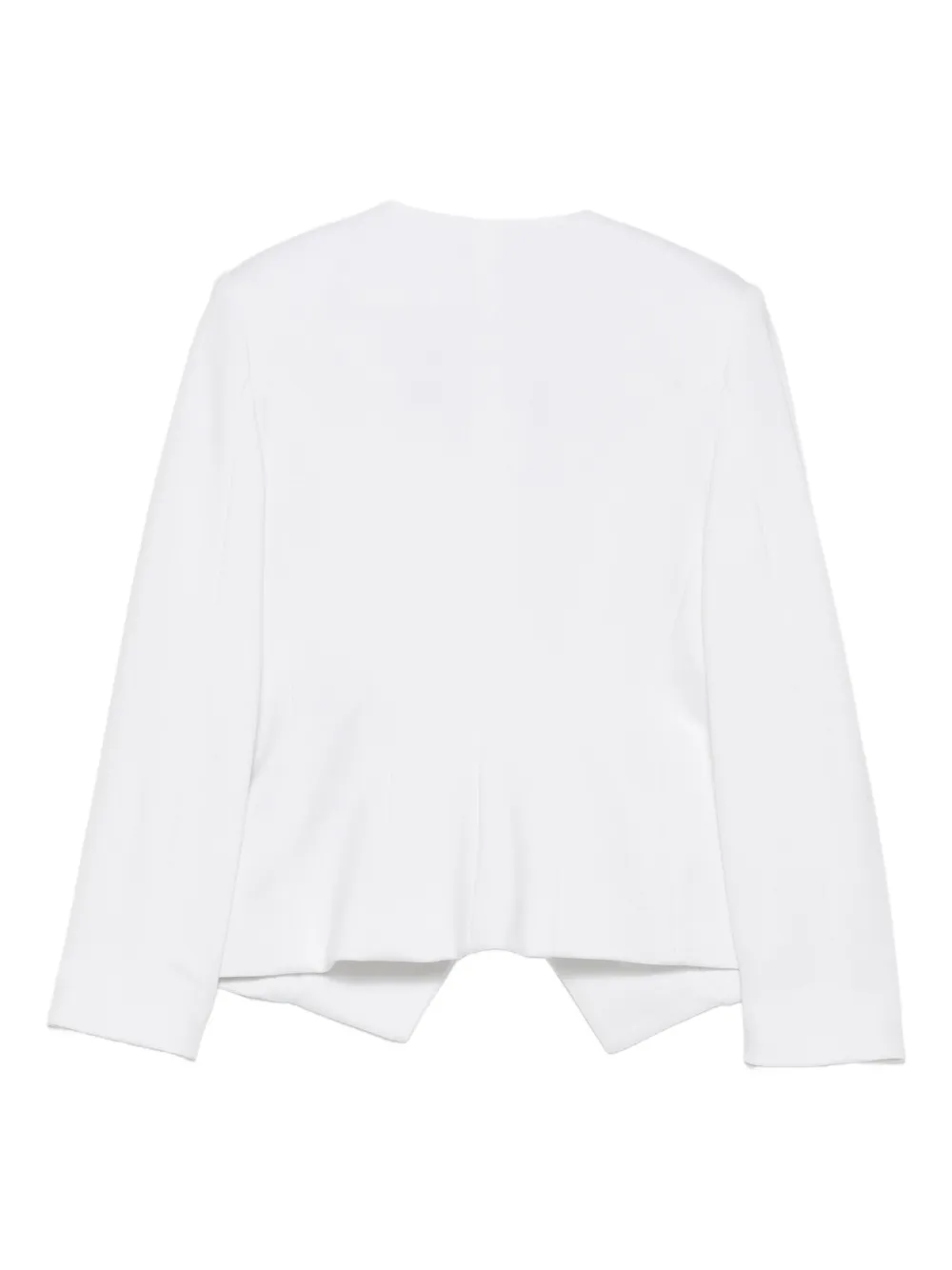 Balmain Kids gold-button double-breasted jacket Wit
