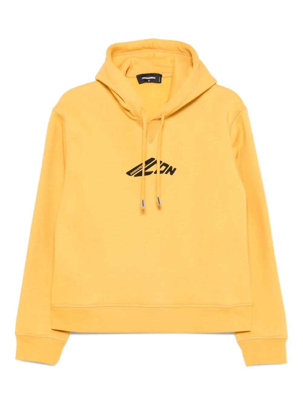 DSQUARED2 Hoodie met logoprint Geel