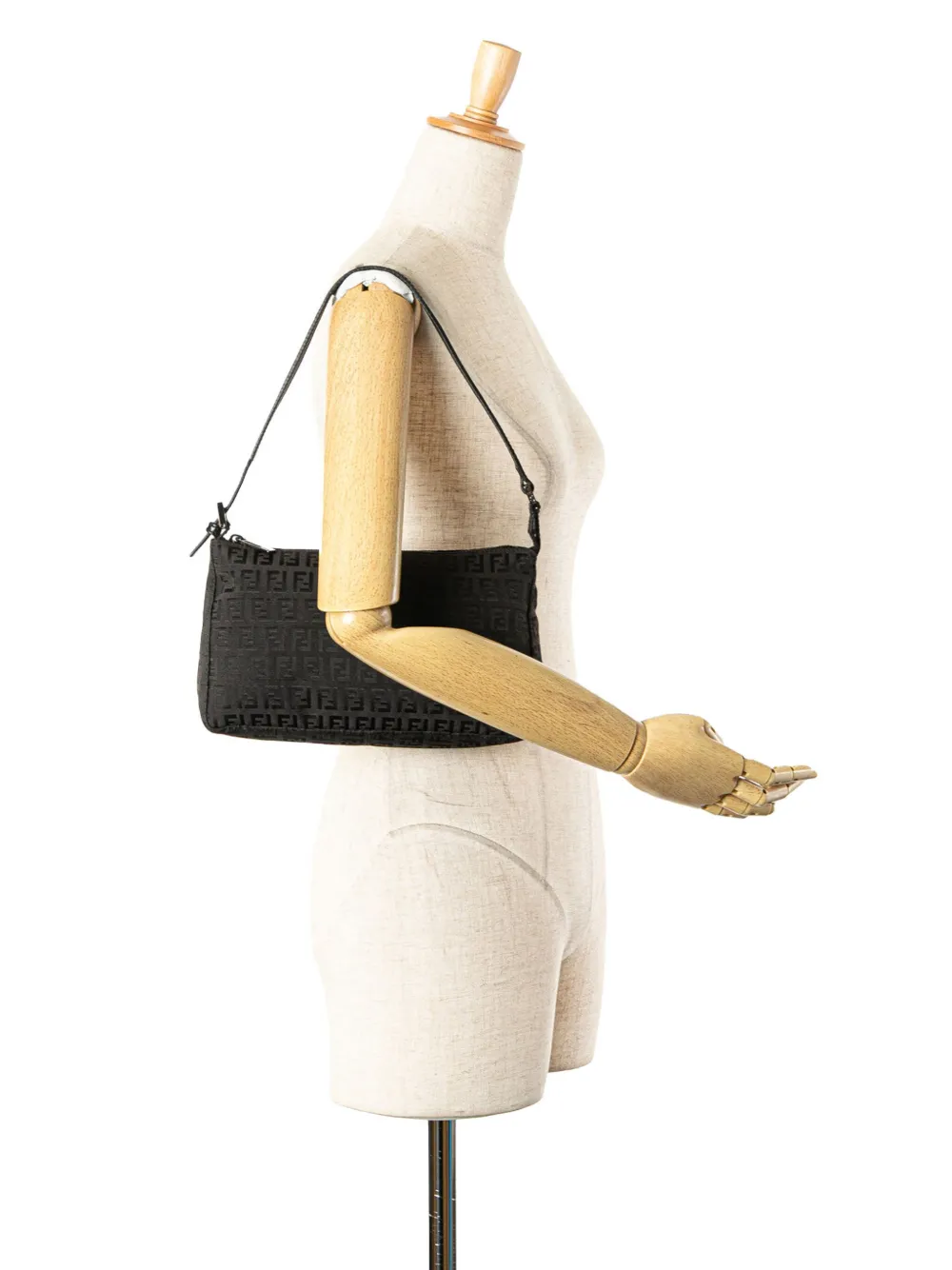 Fendi Pre-Owned 2000-2010 Zucchino Canvas Pochette shoulder bag | Pre-Owned | Image 2