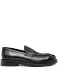LeQarant penny leather loafers - Black