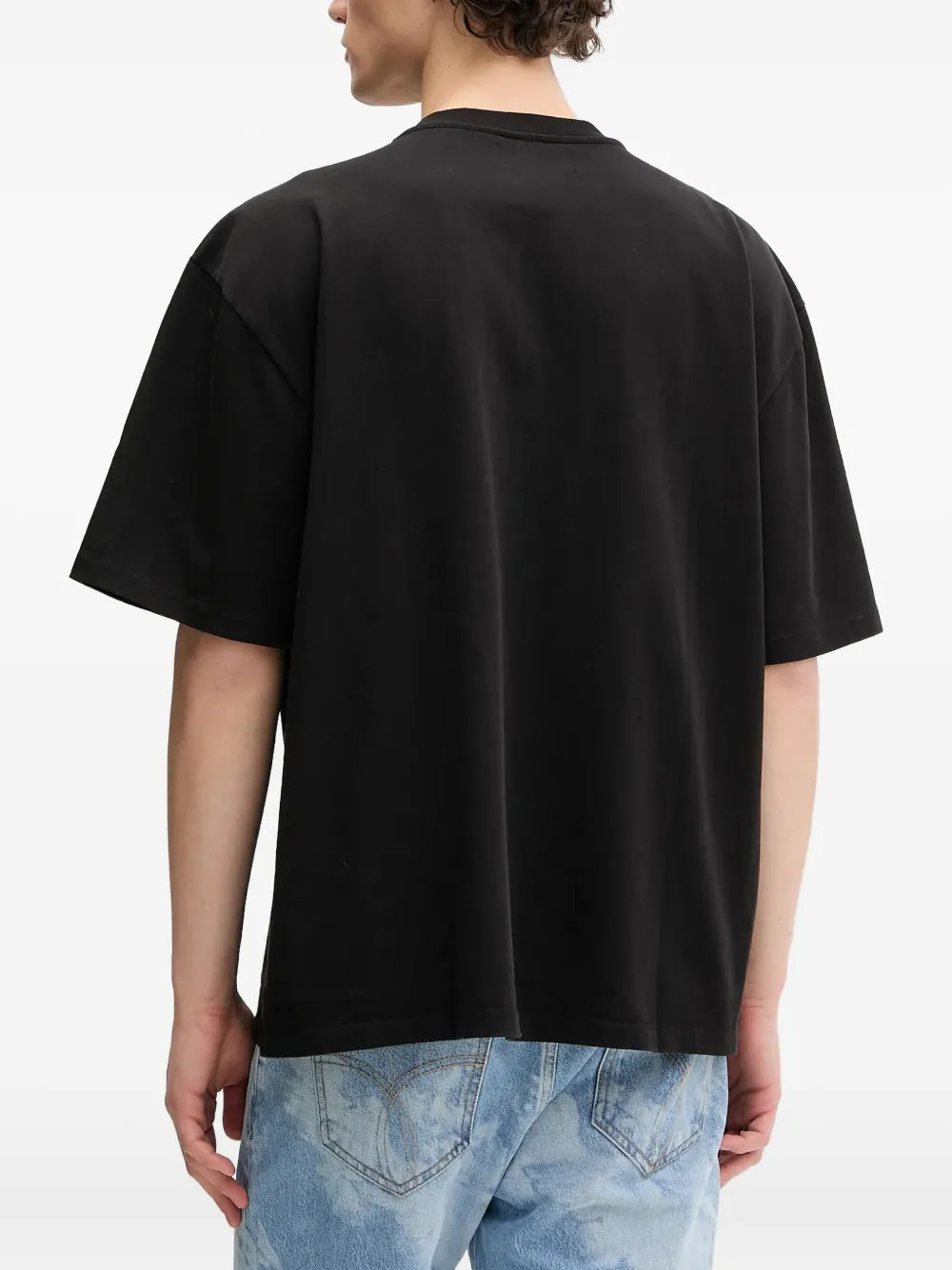 Fiorucci T-shirt met logoprint Zwart