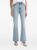 Fiorucci heart-detail flared jeans - Blue