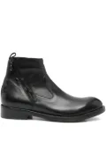 LeQarant zip-fastening leather boots - Black