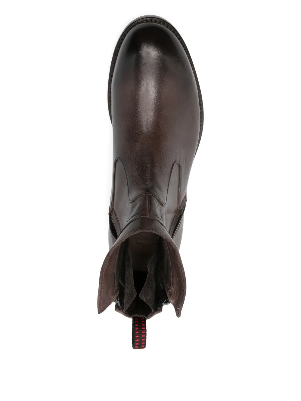 LeQarant zip-fastening leather boots Brown