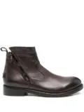 LeQarant zip-fastening leather boots - Brown