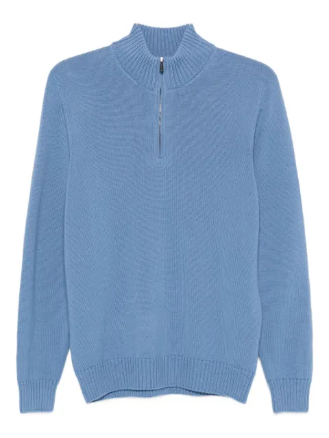 Drumohr half-zip merino wool sweater